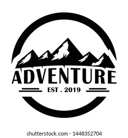 mountain,camp and adventure inspiration vector