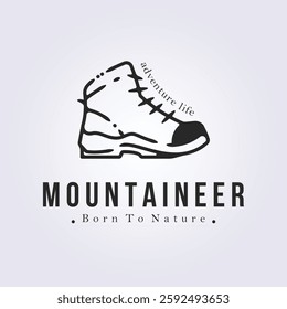 Mountaineer Adventure - Born to Nature logo design