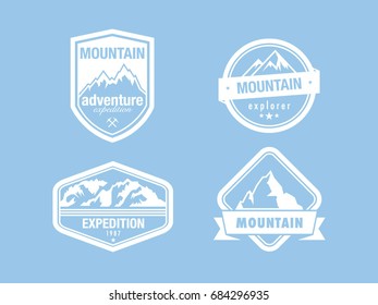 Insignios para montar en montaña