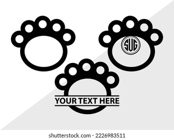 Mountaineers Tool Monogram Printable Vector Illustration