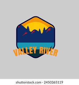 Mountainer adventure logo vector graphic of illustration
