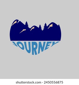Mountainer logo vector graphic of illustration with background