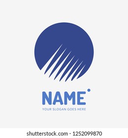 The mountains abstract form. Vector logo design. Business concept icon.