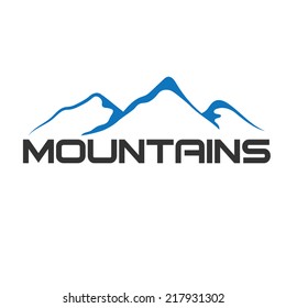 mountains abstract illustration