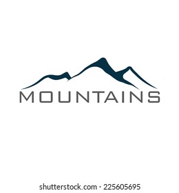 mountains abstract illustration