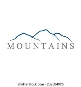 Set Vintage Labels Mountain Adventure Stock Vector (Royalty Free) 215642617