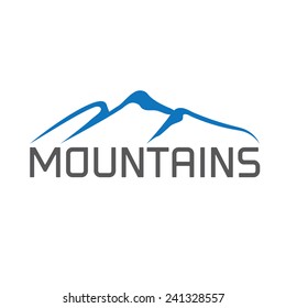 mountains abstract illustration