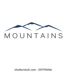 mountains abstract illustration