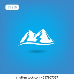 mountains abstract illustration