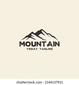 mountains  adventure  landscape logo design vector icon illustration graphic creative idea