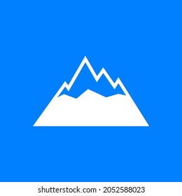 Montañas y fondo como icono