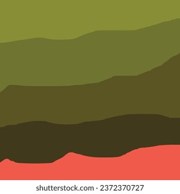 Mountains background vector illustration template design