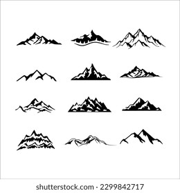 Mountains Bundle SVG, Commercial Use Svg, Mountain Svg, Mountain Cut File, Cricut Mountain, Nature, Camping Svg, Hunting 