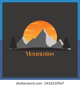 Mountains or also called banjarans and rows are a geographical area in the form of a series of several geologically related mountains or hills that form a series or stretch.