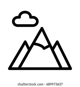 Mountains cloud 