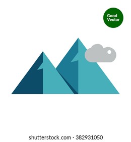 Mountains and clouds