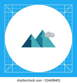 Mountains and clouds