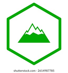 Mountains and comb on white