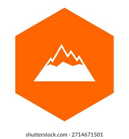 Montañas y peine en blanco