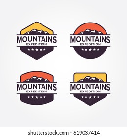 Mountains Expedition Logo Design