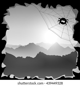 mountains grey 18