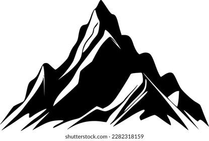 Mountains - High Quality Vector Logo - Vector illustration ideal for T-shirt graphic