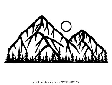 montañas, senderismo en las montañas. 