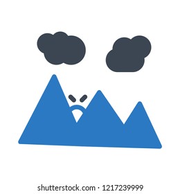 mountains   hills   cloud 
