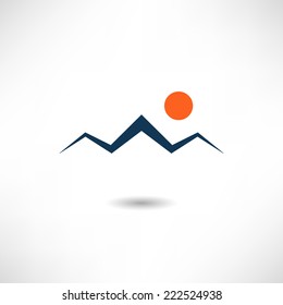 Mountains icon
