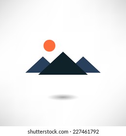Mountains icon