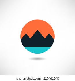 Mountains icon
