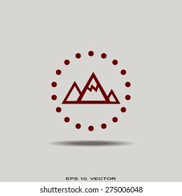 Mountains Icon