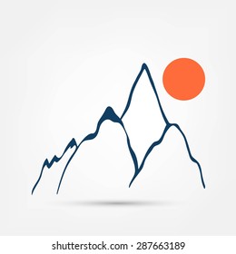 Mountains icon