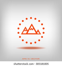 Mountains Icon