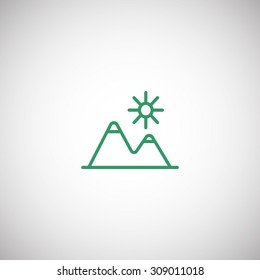 Mountains Icon