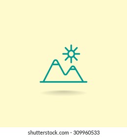 Mountains Icon