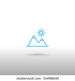 Mountains Icon