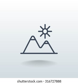 Mountains Icon