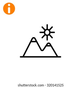 Mountains Icon