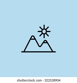 Mountains Icon