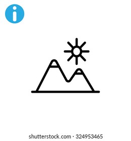 Mountains Icon