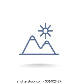 Mountains Icon