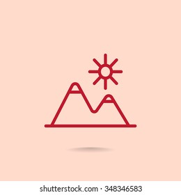 Mountains Icon