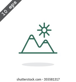 Mountains Icon