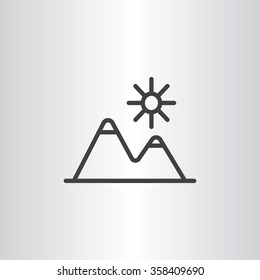 Mountains Icon
