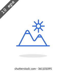 Mountains Icon