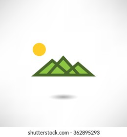 the mountains icon