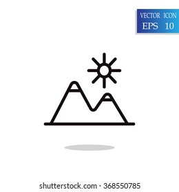 Mountains Icon