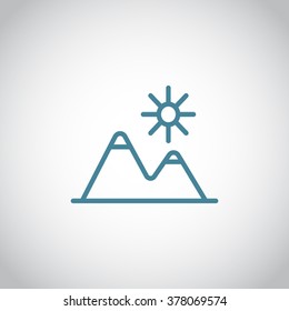Mountains Icon