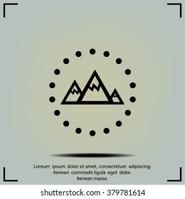 Mountains Icon